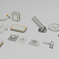 Industrial Equipment Components Including Metal Enclosures Control Knobs And Junction Boxes