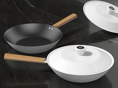 Pan-frying pan model