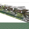 Modern Boutique Villa Exterior With Swimming Pool Outdoor Lounge Wooden Deck And Stone Walls