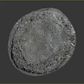 Natural Wood And Stone Material Decorative Rock With Gravel Moss Base