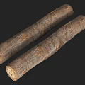 Natural Stone Wood Logs With Rustic Textured Surface And Organic Design