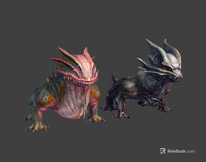 Modern Game Character Dungeon Mutant Monster texture