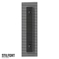 Modern Vertical Wall Lamp With Sleek Striped Metal Design For Home Decor