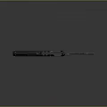 Modern Tactical Weapon Rifle Featuring Rail System And Ergonomic Grip Design 3d model