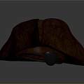 Retro hat pirate hat 3d model