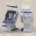 SATO Business Equipment Self Service Terminal With Interactive Display And Stool