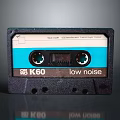 Vintage Xiao K60 Low Noise Cassette Tape With Blue And White Design For Daily Use