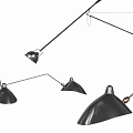 Modern Black Metal Wall Lamps With Adjustable Arms And Sleek Contemporary Design