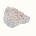calcite ore gem stone spar crystal quartz stone 3d model