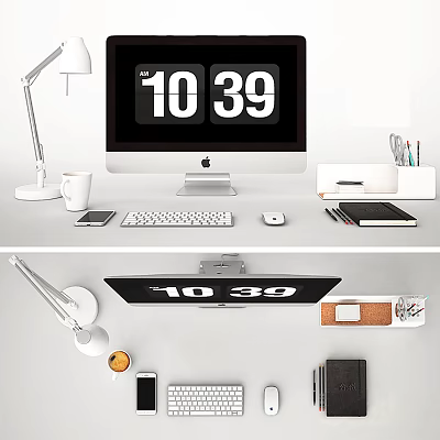 modern computer apple computer equipment 3d model