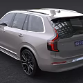 Silver Modern SUV Car With Sleek Exterior Black Alloy Wheels And Front Grille Design