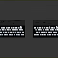Keyboard Wireless Keyboard Computer Configuration Bluetooth Keyboard Gaming Keyboard Mechanical Keyboard Women's Keyboard 3d model