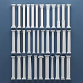 European Roman Gypsum Column 3d model