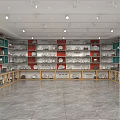 Tableware Specialty Store With Shelves Displaying Various Plates Bowls And Kitchenware