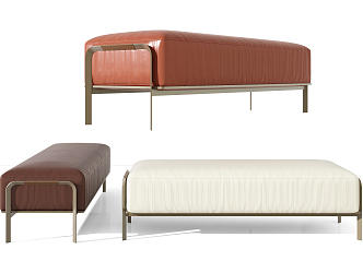 Modern sofa stool 3d model