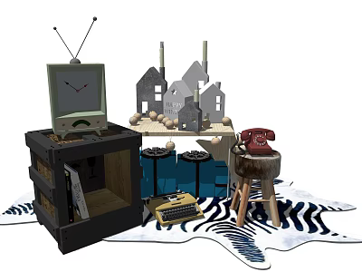 Modern Display Stand Shoes Display 3d model