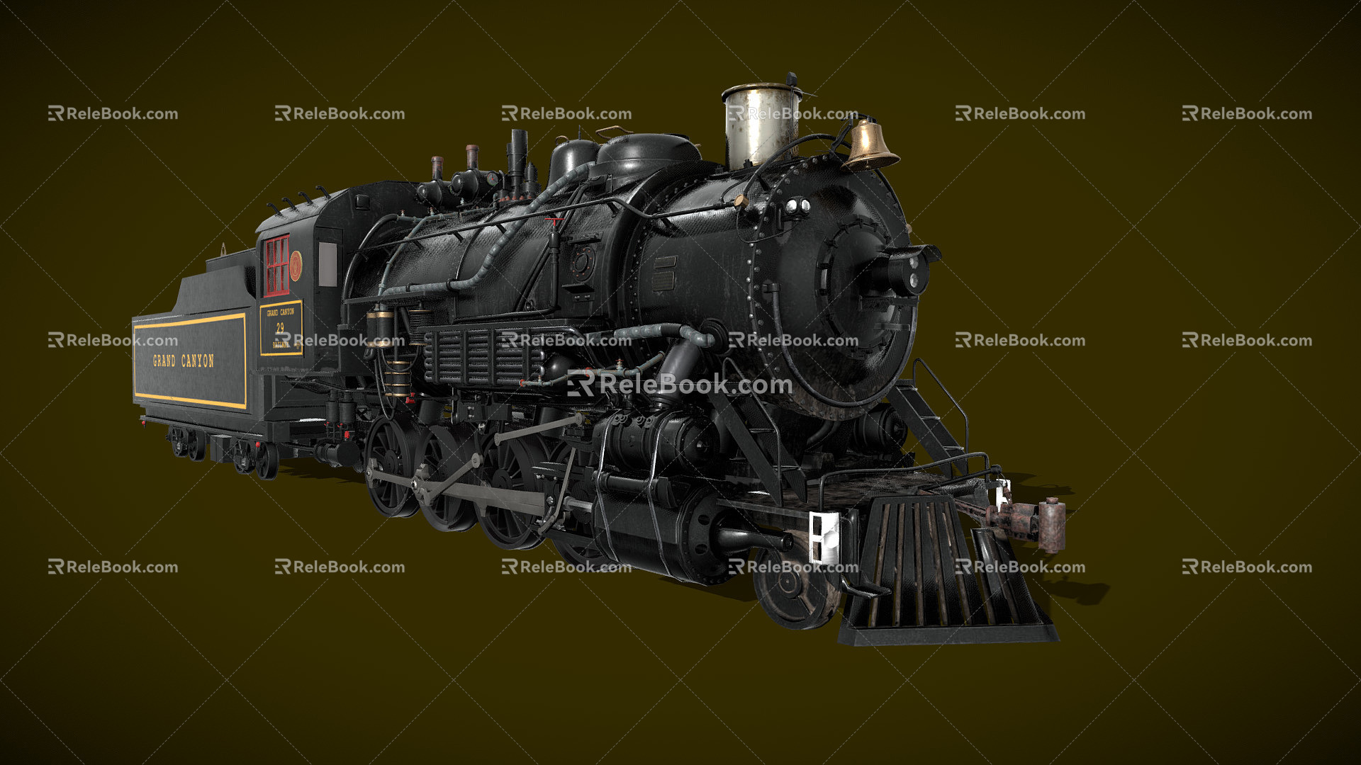 Industrial LOFT Train Cartoon Train 3d model