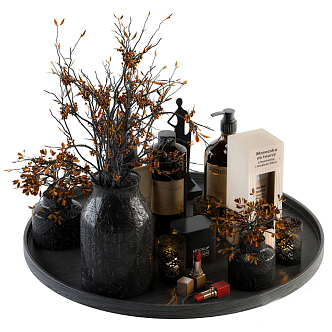 Modern toiletries ornaments 3d model