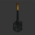 Durable Garden Shovel with Metal Blade and Wooden Handle for Outdoor Use