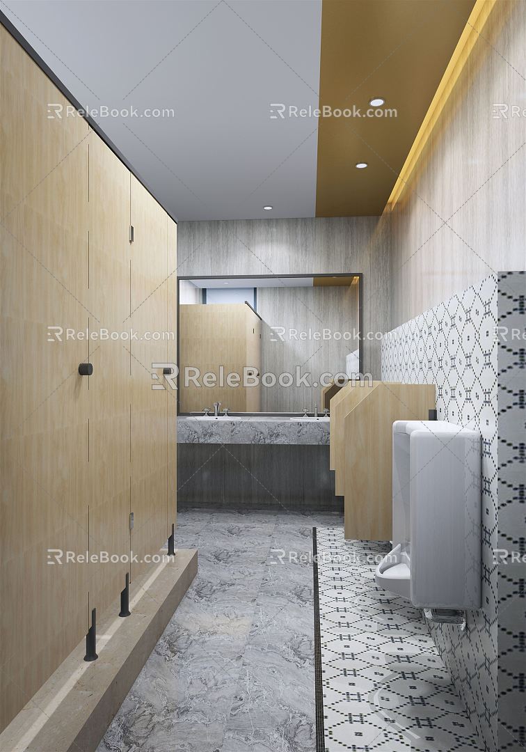 Hotel Toilet Modern Toilet 3d model