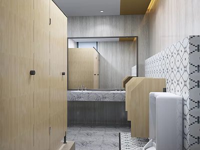 Hotel Toilet Modern Toilet 3d model