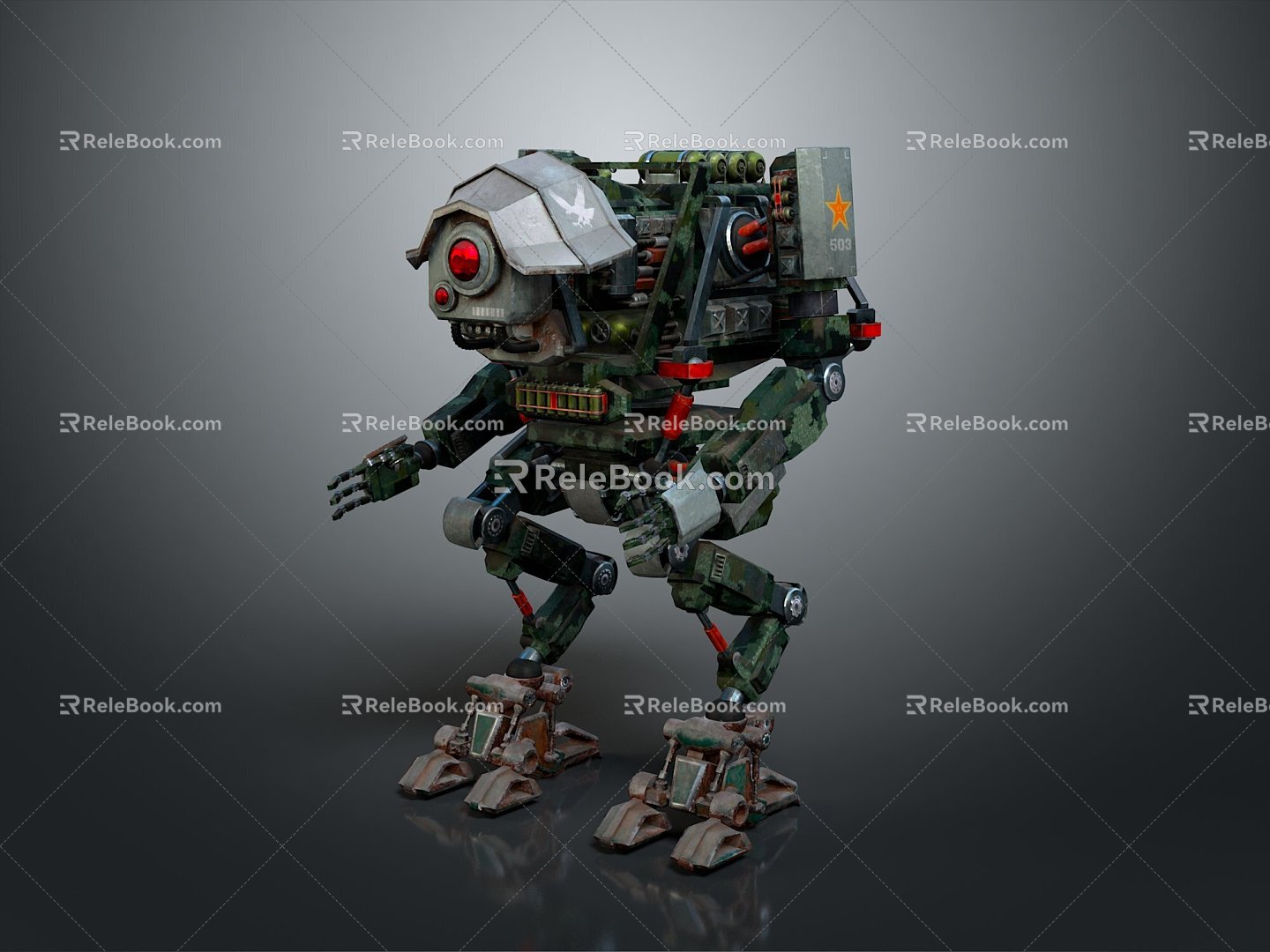 Robot Robot Assistant Small Robot Robot Butler Robot Butler Figure Game Figure 3d model