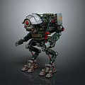 Robot Assistant Small Robot Butler Robot Butler Figure Game Figure 3d model