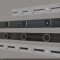 Modern Electrical Switch Panels With Black White Design Power Outlets And USB Ports