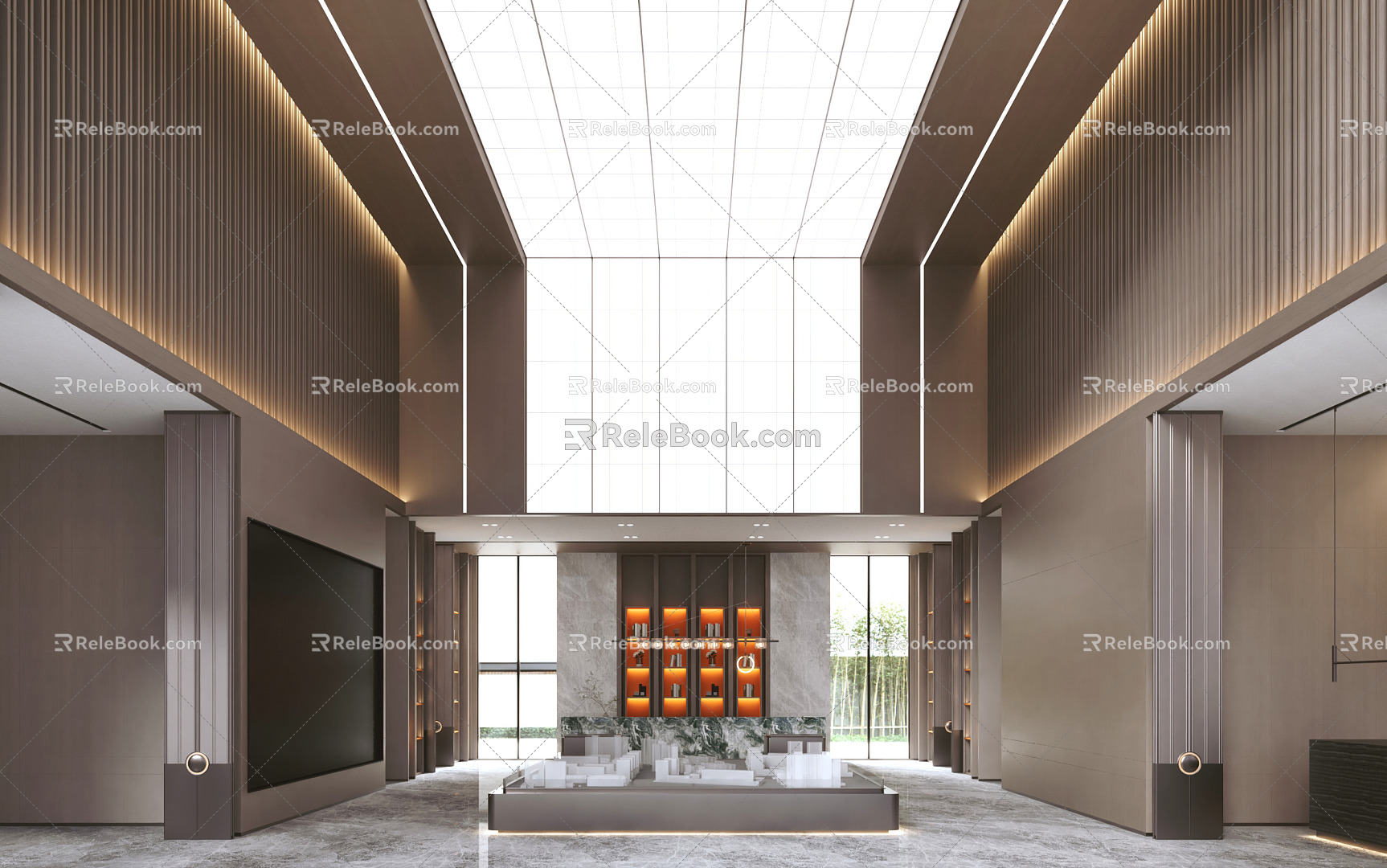 New Chinese Sales Office 3d model