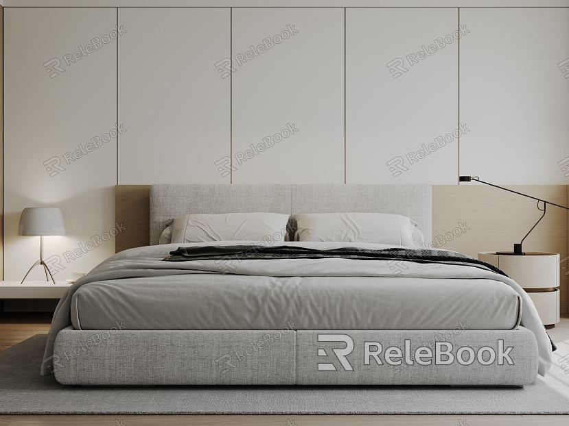 Modern Double Bed model