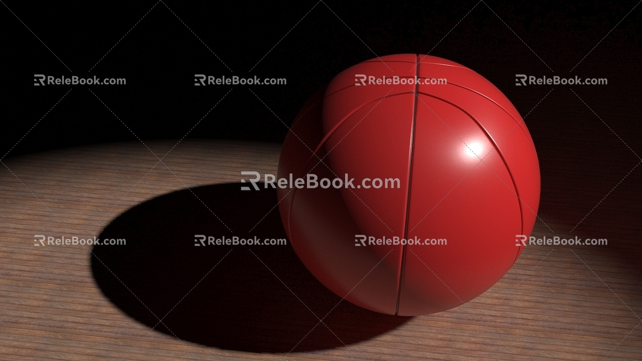 high precision blue ball 3d model