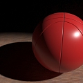 high precision blue ball 3d model