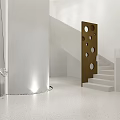 Modern Hall Store Front Hall 3d model