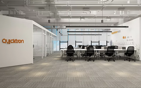 Public office space 3d model