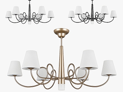 Vintage chandelier Lightstar Vortico 3d model