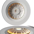 Modern Ceiling Recessed Light With Circular Design And Warm LED Illumination 3d model