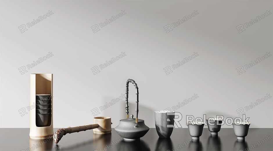 New Chinese Tea Set model