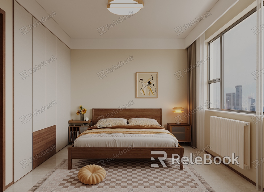 Middle Style Bedroom model