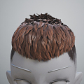 Modern Hair Short Hair Model Head 3d model