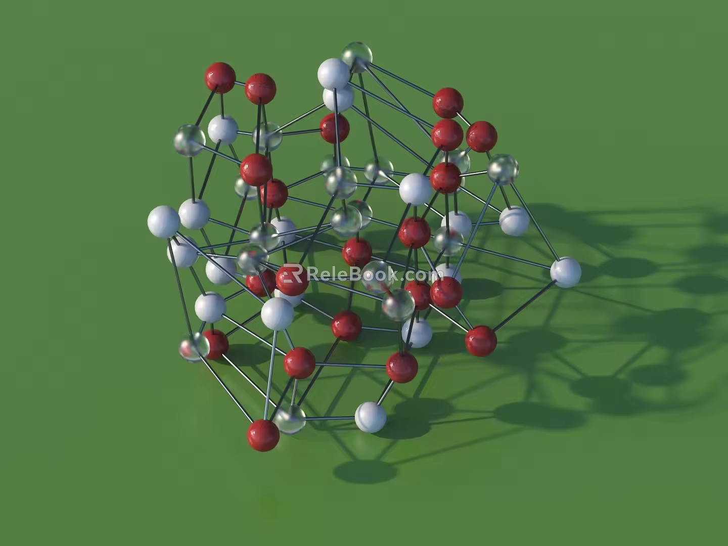 modern molecular 3d model