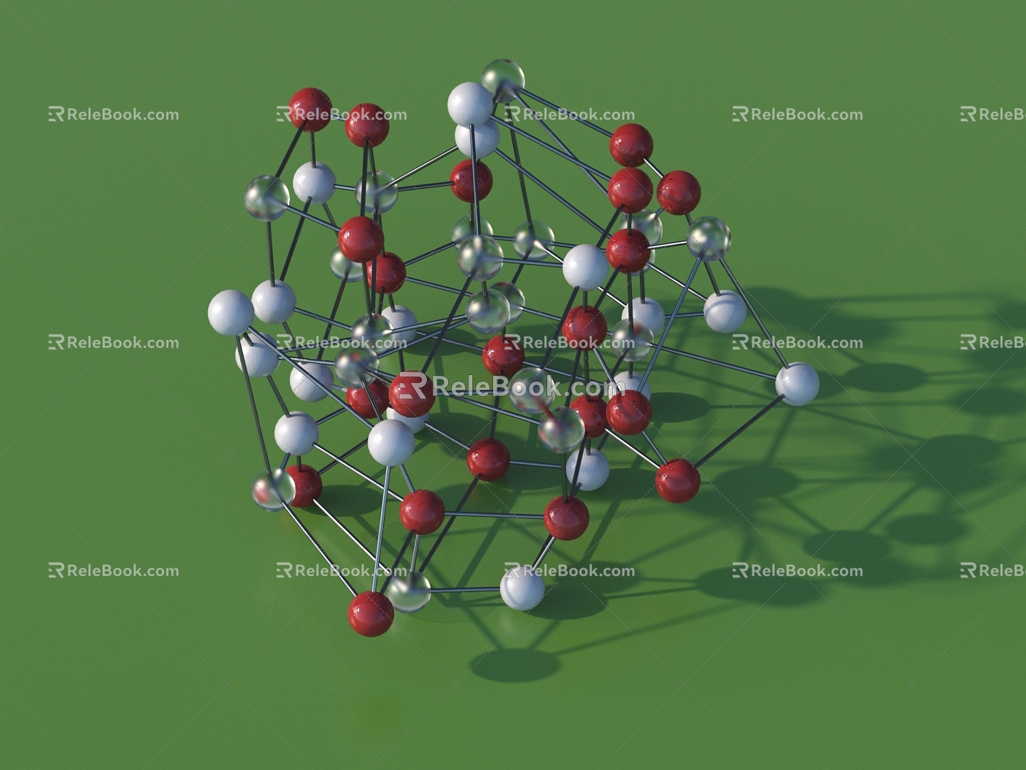 modern molecular 3d model