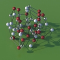 modern molecular 3d model