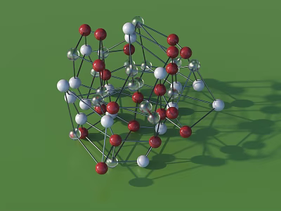 modern molecular 3d model