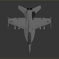 Modern Fighter Fighter Next Generation Aircraft 3d model