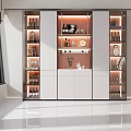 Modern Wine Cabinet Sideboard 3d model