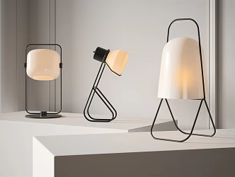 Modern table lamp 3d model