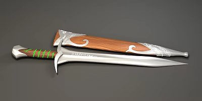 Modern Sword Elf Sword 3d model