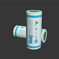 Top Clean Household Cleaning Rolls With Blue Stripes And White Design
