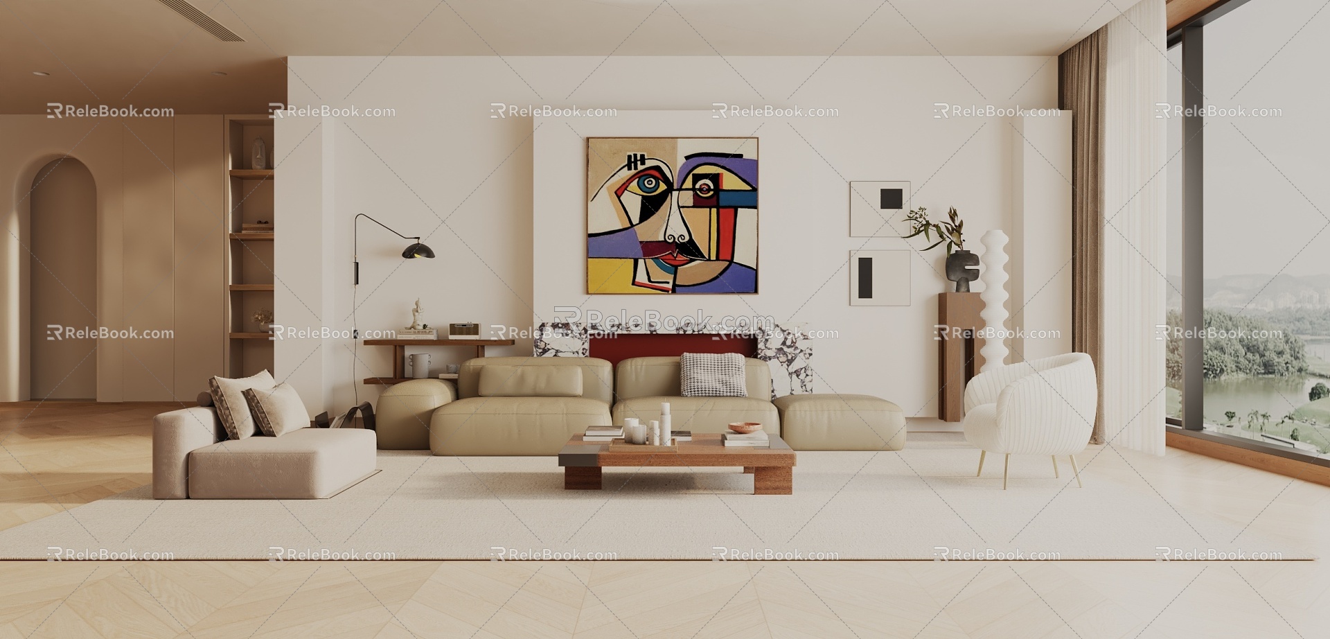 Living room 3d model