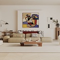 Living room 3d model